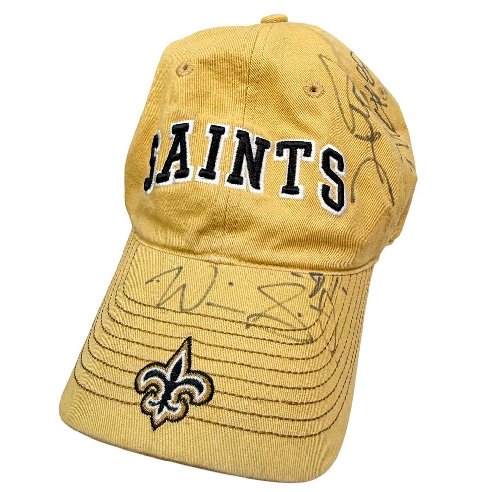 New Orleans Saints NFL Baseball Cap Signed Autographed
